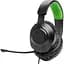 Навушники JBL Quantum 100X (JBLQ100XBLKGRN) провідні з мікрофоном чорні - мініатюра 1
