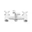 Смеситель для ванны с лейкой Plamix Pablo -140 Euro SET white PM0670 Белый - миниатюра 5