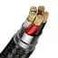 Кабель Baseus Zinc Magnetic Safe Fast Charging Cable USB to Type-C/Lightning/MicroUSB 5A 1m CA1T3-BG1 Black-Grey - мініатюра 6
