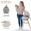 Стільчик для годування 2 в 1 Kinderkraft Fini 2 Grey (KHFINI02GRY0000) - мініатюра 4