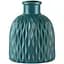 Ваза декоративна МВМ My Home, 15 см, блюмарин (DH-FLOWERS-09 MARINE BLUE) - мініатюра 1