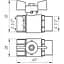 Кран кульовий прямий Q Professional 1/2″ ЗВ ЖБ PN40 QP152 - мініатюра 4