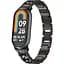 Ремешок DK CDK для Xiaomi Mi Smart Band 10 Metal Band Fitlink Diamond (016444) (black) - миниатюра 1