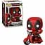 Фігурка Funko Pop Дедпул Дедпул на скутері Deadpool Deadpool on scooter 10 см FP D D 48 - мініатюра 1