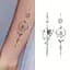 Набор детских часов тату Черные мини №2 black-tattoo-mini-set-2-3, 30 штук по 9,5*5,5 см - миниатюра 4