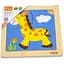 Дерев'яний міні-пазл Viga Toys Жираф 4 елементи (51319) - мініатюра 2
