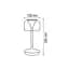 Светильник настольный Horoz Electric LED Magnum-3CCT 2W 3000K-4500K-6000 черный - миниатюра 2