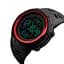 Наручний годинник чоловічий Skmei 1251 Black Red, 1251RD (12293) - мініатюра 4