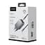 Сетевое зарядное устройство для Ugreen X757 Nexode Pro 100W USB-A 2xUSB-C Wall Charger серый (25874) - миниатюра 2