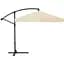 Садовый зонт GardenLine GAO1503 Banana с LED подсветкой Beige [144770] - миниатюра 6