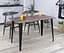 Обідній стіл Лінда 120-65 Прямі кути Loft Design (Дуб Палена) - мініатюра 1