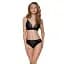 Эластичный топ с кружевом Passion TOP black L - миниатюра 5