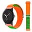 Ремінець для Xiaomi Amazfit GTS 22e34 mini - оранжево-зелений Watchbands NormalCloth Wave ширина кріплення 20мм нейлоновий (W26-7WB59545445) - мініатюра 2