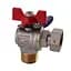 Кран кульовий кутовий з накидною гайкою Solomon 3/4″ ЗВ PN40 160402 - мініатюра 1