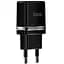 Мережевий зарядний пристрій Hoco C12 2 USB + USB Cable Type-C 2.4 A Black - мініатюра 1
