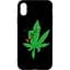Чохол-накладка Toto Cartoon Soft Silicone TPU Case Apple iPhone XS Max Cannabis Black - мініатюра 1