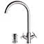 Змішувач для кухні Globus Lux Dukat-8 SD8-203 нержавіюча сталь (24973) - мініатюра 5