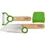 Набір ножів Opinel Le Petite Chef Green VRI Inox - мініатюра 1