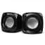 Колонки 2.0 REAL-EL S-20 Black, 2 x 3 Вт, пластиковый корпус, питание от USB - миниатюра 1