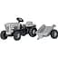 Трактор з причепом Rolly Toys rollyKid-X Little Grey Fergie сірий (14941) - мініатюра 1