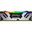Пам'ять для настільних комп'ютерів Kingston Fury 32 GB (2x16 GB) DDR5 6400 MHz Renegade Silver RGB (KF564C32RSAK2-32) - мініатюра 2