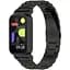 Ремешок-бампер DK для Xiaomi Mi Smart Band 9 Active Metal Fitlink Steel (018851) (black) - миниатюра 2