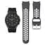 Ремешок для Samsung Galaxy Watch 4 Classic 46mm - черно-белый ширина крепления 20мм силикон перфорация размер L Watchbands Uniq (WB00S4GALAXYUNIQ2CLASSIC446) - миниатюра 3