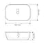 Умивальник VBI Ravenna sand glossy накладний VBI-011231, Мрамор - мініатюра 2