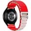 Ремешок для Samsung Galaxy Watch 4 Classic 42mm - красно-белый Watchbands NormalCloth ширина крепления 20мм нейлоновый (W24-4WB12343000) - миниатюра 1