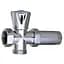 Кран вентильний для пральної машини Q Professional 3/4″x3/4″x3/4″ з подовжувачем NV-QP170 000008977 - мініатюра 1