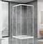 Душова кабіна Dusel DL194 Chrome 90x90, Хром, Універсальна, прозорий, хром, 90x90 - мініатюра 1