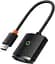 Кабель Baseus Lite Series Adapter HDMI to VGA WKQX010001 Black - мініатюра 1