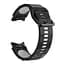 Ремінець для Samsung Galaxy Watch 5 Pro 45mm - чорно-сірий ширина кріплення 20мм силікон розмір L Watchbands Ribbed (W11-5WB60253069) - мініатюра 2