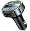 FM-трансмітер Hoco E70 PD30W + QC3.0 car BT FM transmitter Чорний - мініатюра 1