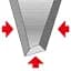 Ножовка по дереву Yato L= 450 мм 7 зубов/1" холст t= 1 мм покрытое PTFE (YT-31092) - миниатюра 3