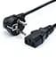 Кабель живлення Atcom A1.8M Powercord C13 CEE7/7 Black 1.8m - мініатюра 1