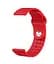 Ремінець BeWatch для Samsung Galaxy Watch 42/3 41 мм/Active/Active 2 силіконовий 20 мм Wave Червоний (1010704) - мініатюра 3