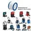 Фільтруючий елемент (картридж) P-70219 для пилососу Makita VC3511L, VC3012L, VC3011L, VC2511, VC2012L, VC2010L - мініатюра 5