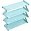 Відкрита полиця для взуття Supretto Shoe Rack 4, 20x45х46.5 см блакитний (8655) - мініатюра 1