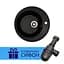 Кам'яна мийка Ventolux Fabia Black Quartz D510x180 мм - мініатюра 3