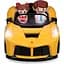 Машинка игрушечная Bb Junior LaFerrari Aperta желтая (16-81006YL) - миниатюра 1