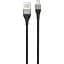 Кабель XO NB188 USB A - Lightning 2.4 A 1 м чорний - мініатюра 1