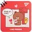 Блокнот YES Line Friends 110х110 мм 80 аркушів (151751) - мініатюра 1