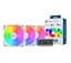 Набор трех вентиляторов для корпуса 120MM E28 ARGB 3 PACK (W) MONTECH - миниатюра 1