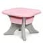 Дитячий столик з двома стільцями NEW TABLE-8 сіро-рожевий - мініатюра 2