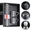 Подарунковий набір Vacuum Flask SET вакуумний термос із неіржавкої сталі 3 чашки Сірий - мініатюра 1