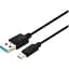 Кабель Celebrat CB-09M 1.2 m MicroUSB Cable Black - мініатюра 1