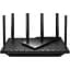 Роутер TP-Link Archer AX72 Pro, Black, WiFi 6 (2.4GHz до 574 Мбіт/с / 5GHz до 4804 Мбіт/с), 1x2.5GWAN / 1xGWAN / 4xGLAN, USB 3.0, 6 незнімних антен - мініатюра 1