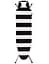 Дошка для прасування Rolser K-S 110х32 см Lido - Blanco/Negro (K04015-2064) - мініатюра 1