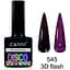 Світловідбиваючий гель-лак Canni Disco 3D flash №545 соковитий гранат 7.3 мл - мініатюра 2